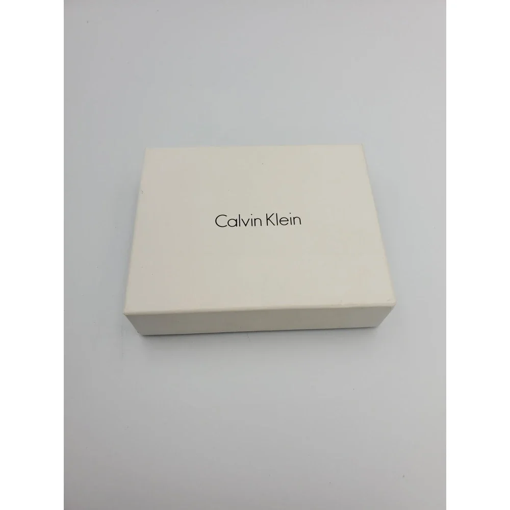 Calvin Klein Leather Black Pebble Billfold Wallet Item 7967596 New In Box